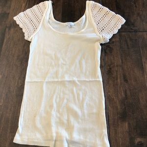 Vince Tank Top with Mesh Sleeves